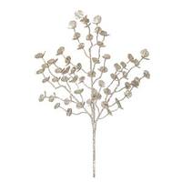 Vickerman 22" Champagne Glitter Eucalyptus Spray (12 pack)
