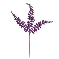 Vickerman 22" Purple Glitter Locust Fern Spray (12 pack)