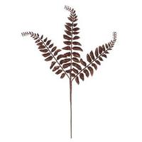 Vickerman 22" Chocolate Glitter Locust Fern Spray (12 pack)