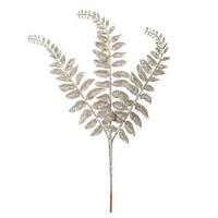 Vickerman 22" Champagne Glitter Locust Fern Spray (12 pack)
