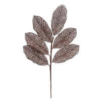 Vickerman 22" Chocolate Glitter Magnolia Spray (12 pack)