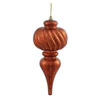 Vickerman 10" Copper Shiny Mercury Finial Ornament