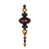 Vickerman 45" Antique Gold / Chocolate / Black Matte Jumbo Finial Ornament