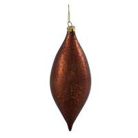 Vickerman 7" Copper Shiny Mercury Drop Ornament (4 pack)