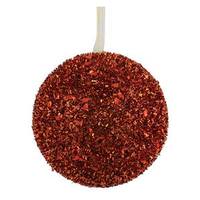 Vickerman 4" Copper Sequin Glitter Ball Ornament (4 pack)
