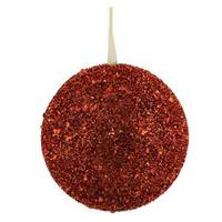 Vickerman 6" Copper Sequin Glitter Ball Ornament (2 pack)