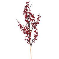 Vickerman 30" Red Wild Outdoor Berry Spray