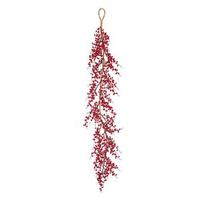 Vickerman 5' Artificial Red Wild Berry Outdoor Garland