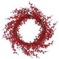Vickerman 26" Artificial Red Wild Outdoor Berry