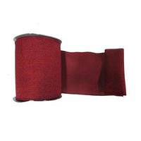Vickerman 4" x 10yd Red Soft Woven Burlap Ribbon
