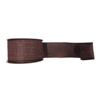 Vickerman 2.5" x 10yd Burgundy Soft Woven Burlap Ribbon