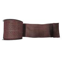 Vickerman 4" x 10yd Burgundy Soft Woven Burlap Ribbon
