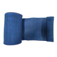 Vickerman 6" x 10yd Blue Soft Woven Burlap Ribbon