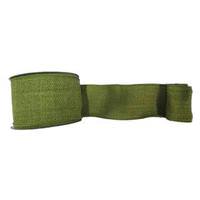 Vickerman 2.5" x 10yd Lime Green Soft Woven Burlap Ribbon
