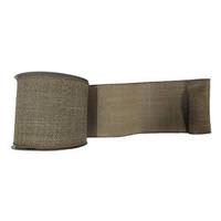 Vickerman 4" x 10yd Beige Soft Woven Burlap Ribbon