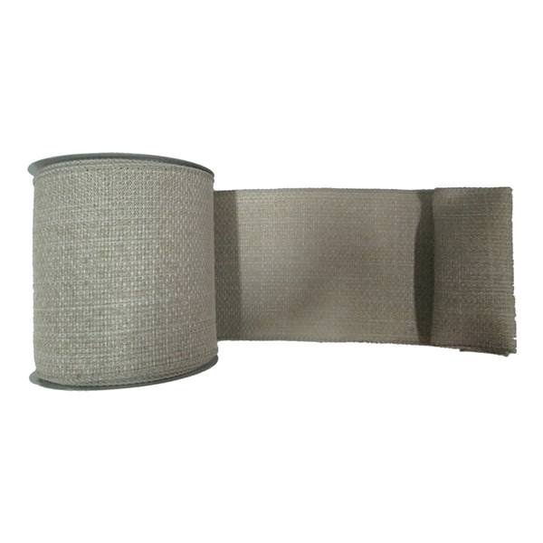 4" x 10yd Cream Soft Woven Burlap Ribbon