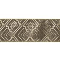 Vickerman 6" x 10yd Sage Geometric Jacquard Ribbon