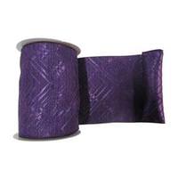 Vickerman 6" x 10yd Plum Geometric Jacquard Ribbon