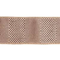 Vickerman 2.5" x 10yd Beige Textured Wide Stripe Ribbon