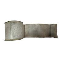 Vickerman 4" x 10yd Beige Textured Wide Stripe Ribbon