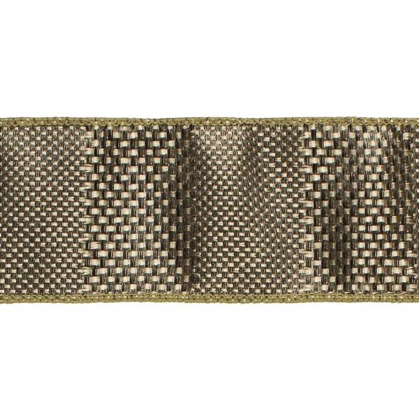 6" x 10yd Sage Textured Wide Stripe Ribbon