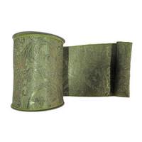 Vickerman 6" x 10yd Sage Filigree Jacquard Ribbon