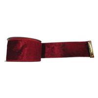 Vickerman 2.5" x 10yd Red Crushed Velvet Ribbon