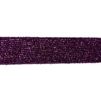 Vickerman 2.5" x 10yd Purple Woven Metallic Wired Ribbon