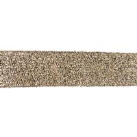Vickerman 2.5" x 10yd Champagne Woven Metallic Wired Ribbon