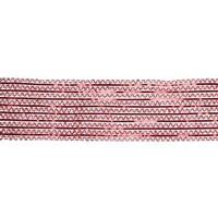 Vickerman 4" x 10yd Red Metallic Striped Wired Mesh Ribbon