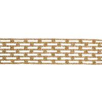 Vickerman 6" x 10yd Gold Metallic Rectangle Wired Mesh Ribbon