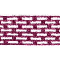 Vickerman 6" x 10yd Cerise Metallic Rectangle Wired Mesh Ribbon