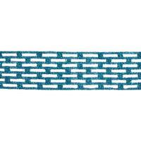 Vickerman 4" x 10yd Teal Metallic Rectangle Wired Mesh Ribbon