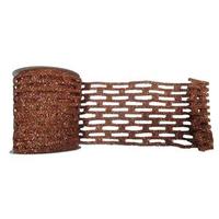 Vickerman 6" x 10yd Copper Metallic Rectangle Wired Mesh Ribbon