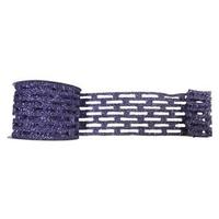 Vickerman 4" x 10yd Lavender Metallic Rectangle Wired Mesh Ribbon
