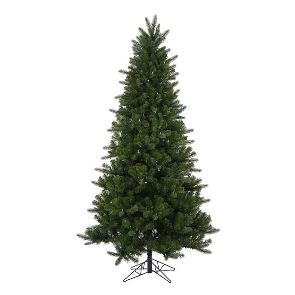 7.5' x 50" Artificial Ogden Fir 600 8 Function Low Voltage Warm White LED Lights
