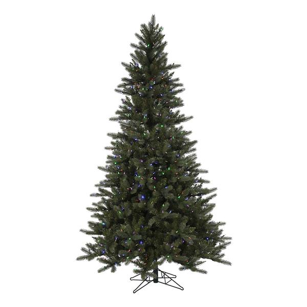 9' x 62" Artificial Spokane 900 Color Changing LED Lights