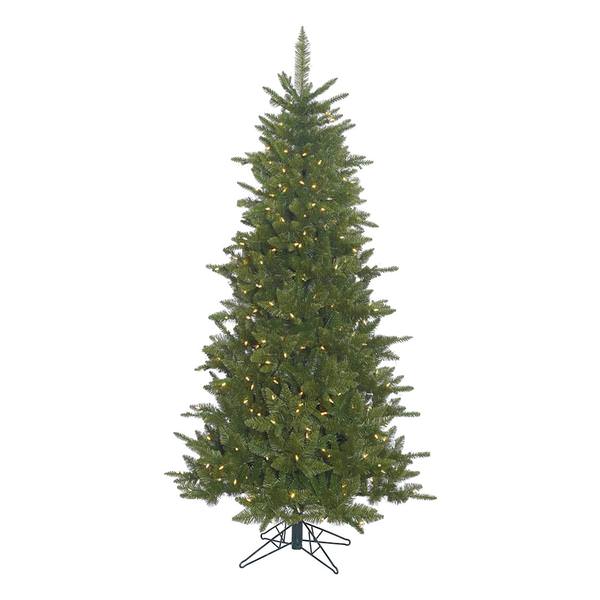 9' x 52" Artificial Slim Durango Spruce 850 Warm White Italian LED Lights
