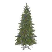 Vickerman 14' x 76" Artificial Slim Durango Spruce 2050 Multi-Color LED Lights