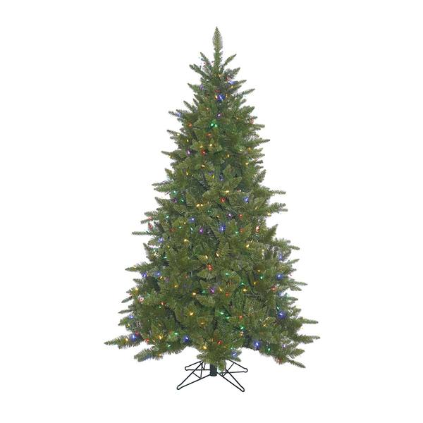 5.5' x 43" Artificial Durango Spruce 450 Multi-Color LED Lights