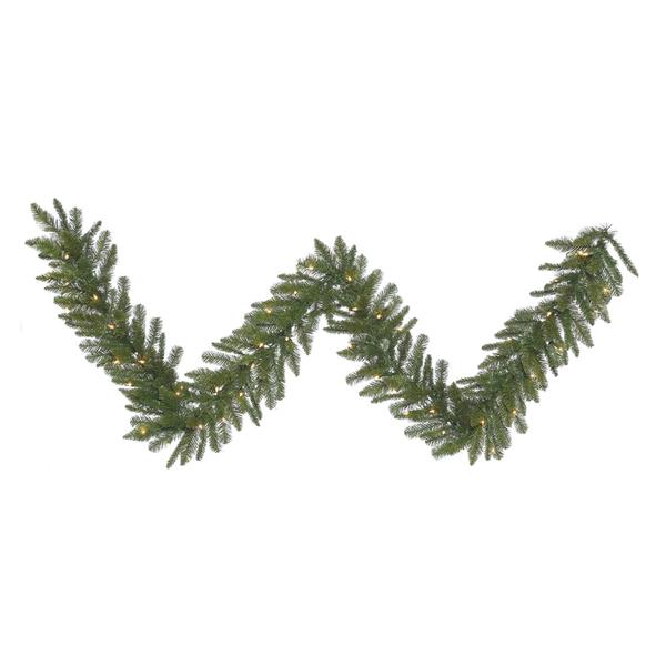 9' x 12" Artificial Durango Spruce Garland 50 Clear Miniature Lights