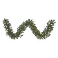 Vickerman 9' x 14" Artificial Durango Spruce Garland 100 Clear Miniature Lights