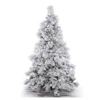 Vickerman 4.5' x 46" Artificial Flocked Alberta with Pine Cones