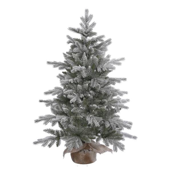 4' x 32" Artificial Frosted Sable Pine 