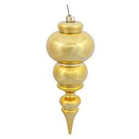 Vickerman 14" Gold Shiny Finial Ornament