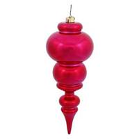Vickerman 14" Magenta Shiny Finial Ornament