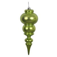 Vickerman 14" Lime Matte Finial Ornament