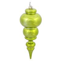 Vickerman 14" Lime Shiny Finial Ornament