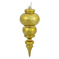 Vickerman 14" Olive Shiny Finial Ornament