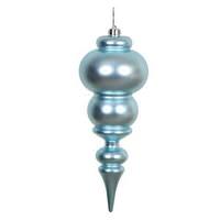 Vickerman 14" Baby Blue Matte Finial Ornament